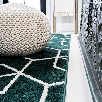 Tumbling Blocks Modern Geometric Area Rug 2
